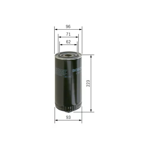 Olejový filter 0 451 104 015 /BOSCH/ - obr. 4