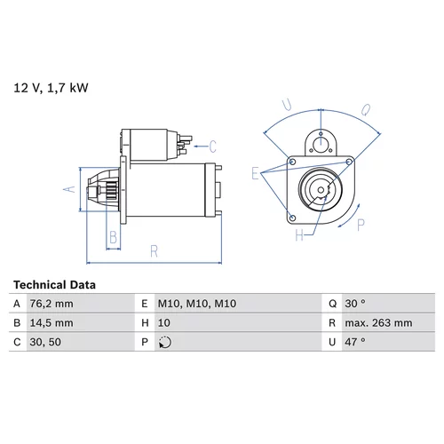 Štartér 0 986 018 220 /BOSCH/ - obr. 4