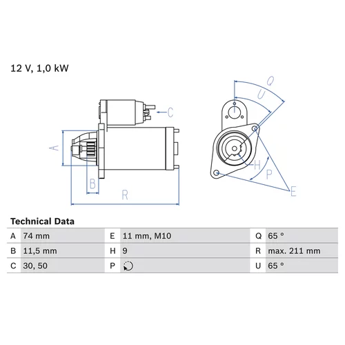 Štartér 0 986 020 571 /BOSCH/ - obr. 4