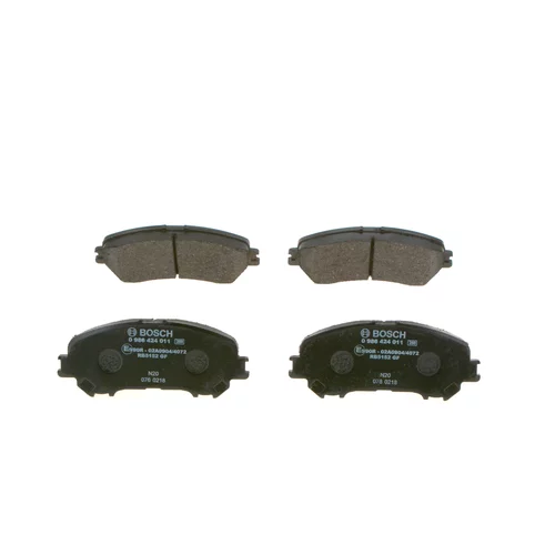 Sada brzdových platničiek kotúčovej brzdy 0 986 424 011 /BOSCH/ - obr. 2