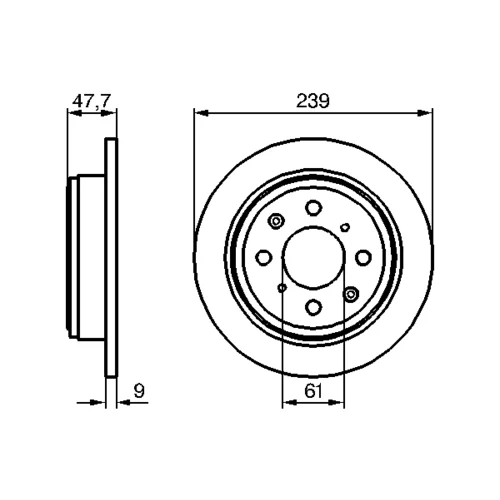 Brzdový kotúč 0 986 479 101 /BOSCH/ - obr. 4