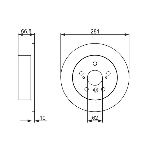 Brzdový kotúč 0 986 479 C21 /BOSCH/ - obr. 4