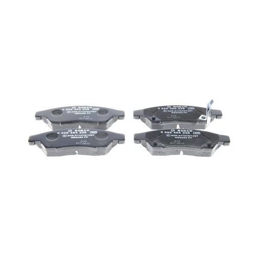 Sada brzdových platničiek kotúčovej brzdy 0 986 494 238 /BOSCH/ - obr. 5
