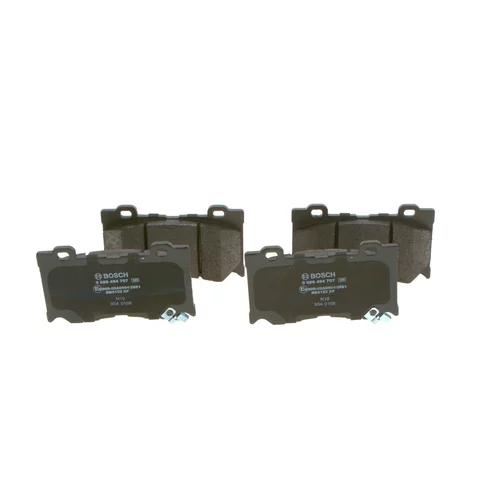 Sada brzdových platničiek kotúčovej brzdy 0 986 494 707 /BOSCH/ - obr. 2