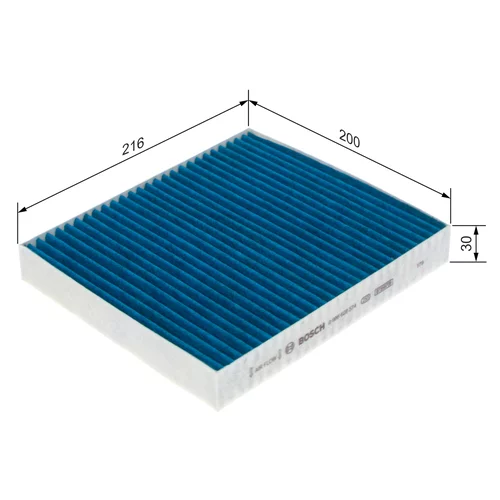 Filter vnútorného priestoru 0 986 628 574 /BOSCH/ - obr. 4