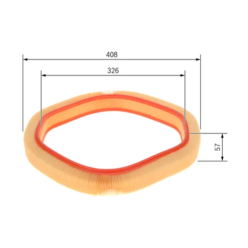 Vzduchový filter 1 457 429 787 /BOSCH/ - obr. 4