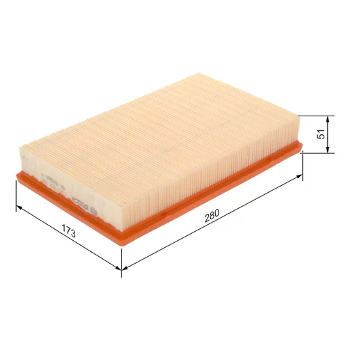 Vzduchový filter 1 457 433 096 /BOSCH/ - obr. 4