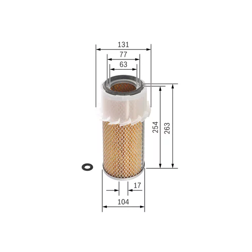 Vzduchový filter 1 457 433 200 /BOSCH/ - obr. 4