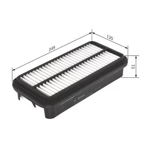 Vzduchový filter 1 457 433 957 /BOSCH/ - obr. 4