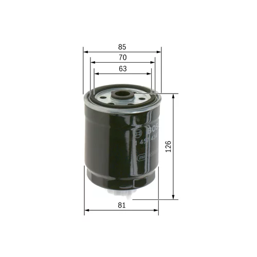 Palivový filter 1 457 434 103 /BOSCH/ - obr. 4