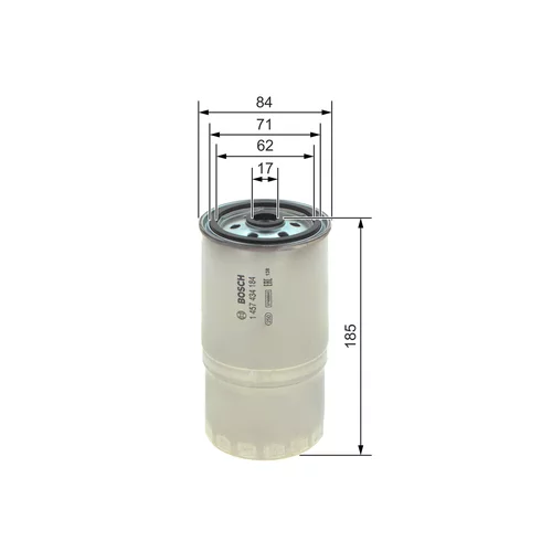 Palivový filter 1 457 434 184 /BOSCH/ - obr. 4