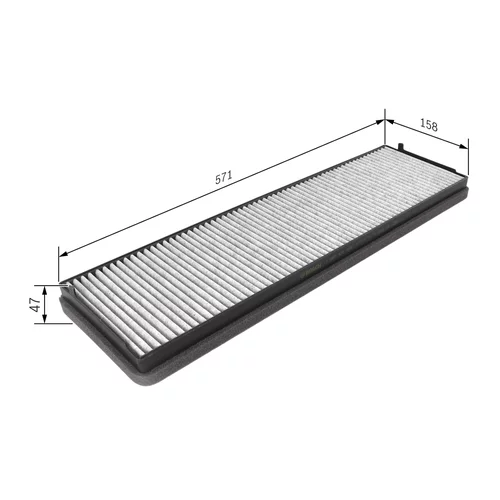 Filter vnútorného priestoru 1 987 431 456 /BOSCH/ - obr. 4