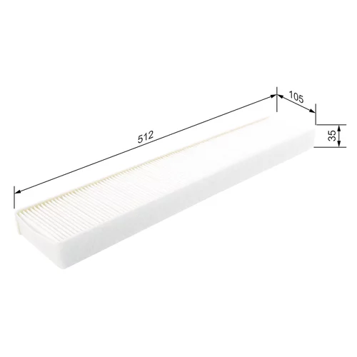 Filter vnútorného priestoru 1 987 432 073 /BOSCH/ - obr. 4