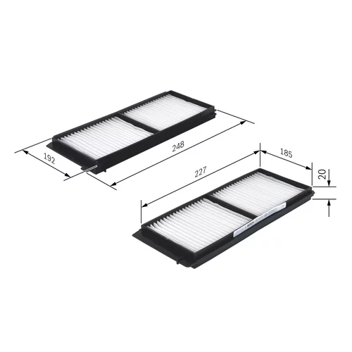 Filter vnútorného priestoru 1 987 432 275 /BOSCH/ - obr. 4