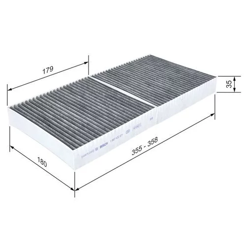 Filter vnútorného priestoru 1 987 432 571 /BOSCH/ - obr. 4