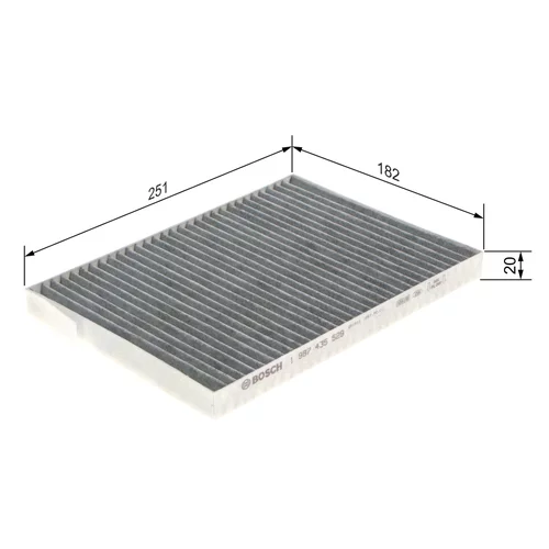 Filter vnútorného priestoru 1 987 435 529 /BOSCH/ - obr. 4