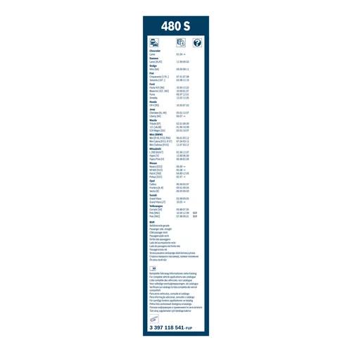 Stieracia lišta 3 397 118 541 /BOSCH/ - obr. 3