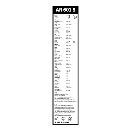 Stieracia lišta 3 397 118 907 /BOSCH/ - obr. 3