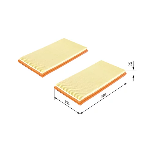 Vzduchový filter F 026 400 152 /BOSCH/ - obr. 4
