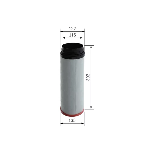 Filter sekundárneho vzduchu BOSCH F 026 400 643