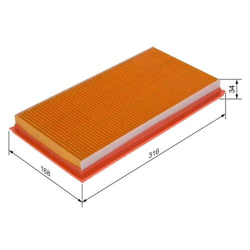 Vzduchový filter F 026 400 655 /BOSCH/ - obr. 4