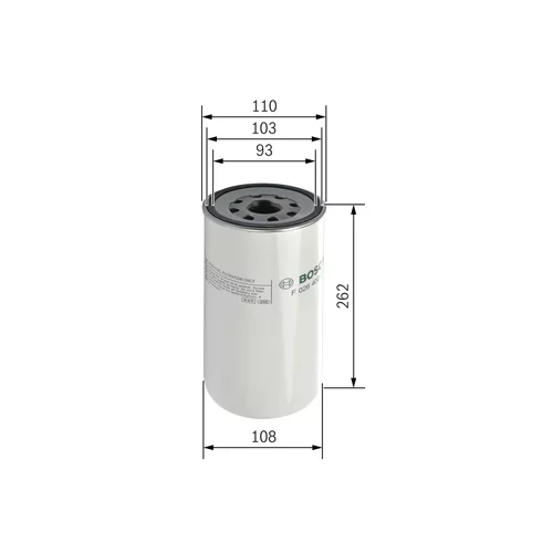 Palivový filter F 026 402 017 /BOSCH/ - obr. 4