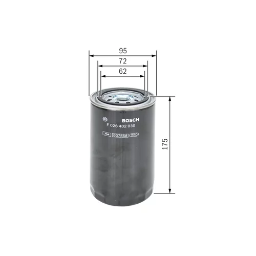 Palivový filter F 026 402 030 /BOSCH/ - obr. 4