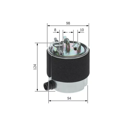 Palivový filter F 026 402 125 /BOSCH/ - obr. 4