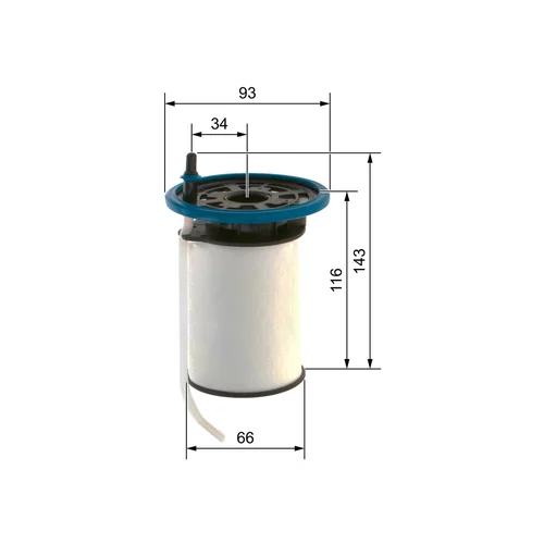 Palivový filter F 026 402 212 /BOSCH/ - obr. 4