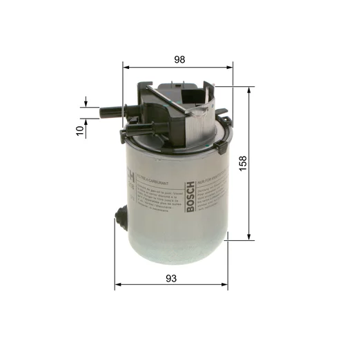 Palivový filter F 026 402 218 /BOSCH/ - obr. 4