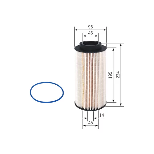 Palivový filter F 026 402 745 /BOSCH/ - obr. 4