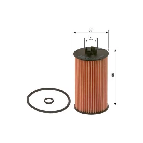 Olejový filter F 026 407 074 /BOSCH/ - obr. 4