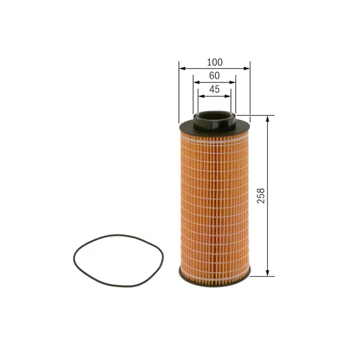 Olejový filter F 026 407 120 /BOSCH/ - obr. 4