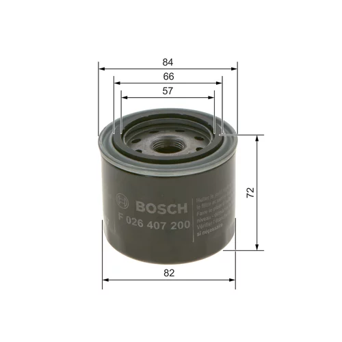 Olejový filter F 026 407 200 /BOSCH/ - obr. 4
