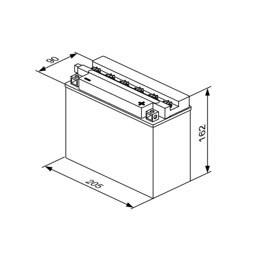 Štartovacia batéria 0 092 M4F 470 /BOSCH/ - obr. 4