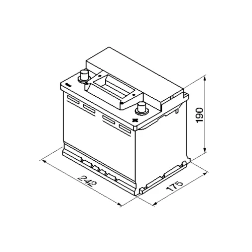 Štartovacia batéria 0 092 S30 050 /BOSCH/ - obr. 4