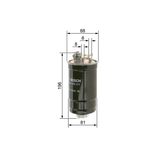 Palivový filter 0 450 906 374 /BOSCH/ - obr. 4