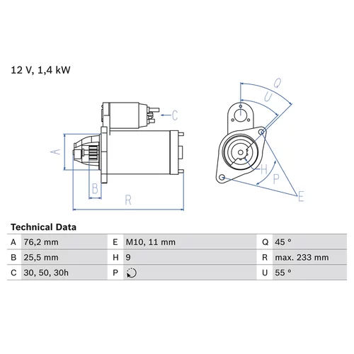 Štartér 0 986 018 890 /BOSCH/ - obr. 4