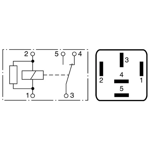 Relé pracovného prúdu 0 986 332 053 /BOSCH/ - obr. 6