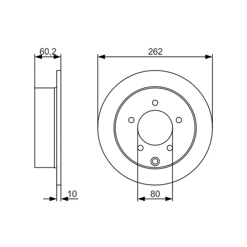 Brzdový kotúč 0 986 479 A41 /BOSCH/ - obr. 4