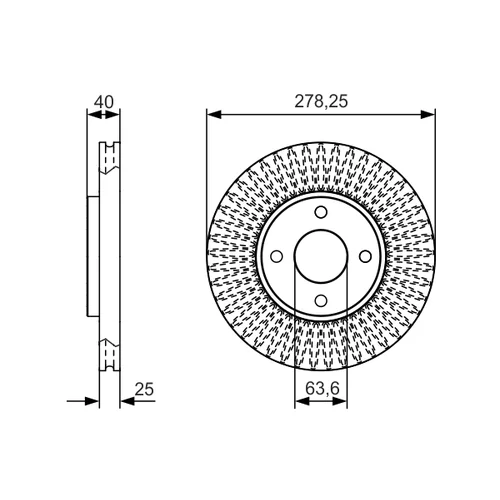 Brzdový kotúč 0 986 479 C48 /BOSCH/ - obr. 4