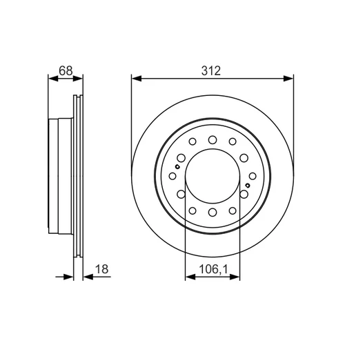 Brzdový kotúč 0 986 479 S36 /BOSCH/ - obr. 4