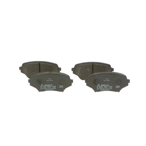 Sada brzdových platničiek kotúčovej brzdy 0 986 494 188 /BOSCH/ - obr. 2