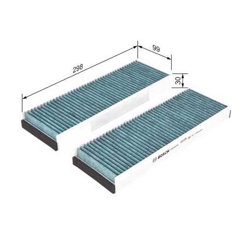 Filter vnútorného priestoru 0 986 628 505 /BOSCH/ - obr. 4