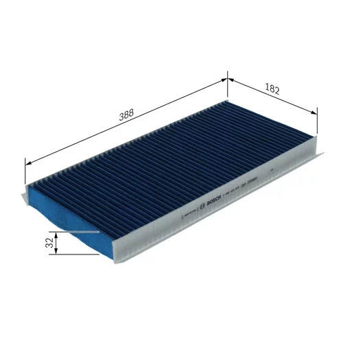 Filter vnútorného priestoru 0 986 628 620 /BOSCH/ - obr. 3