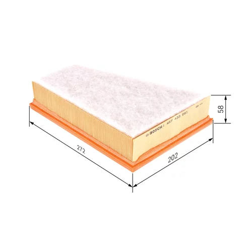 Vzduchový filter 1 457 433 061 /BOSCH/ - obr. 4