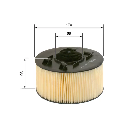 Vzduchový filter 1 457 433 093 /BOSCH/ - obr. 4
