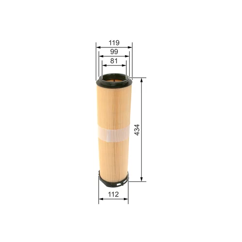 Vzduchový filter 1 457 433 333 /BOSCH/ - obr. 4