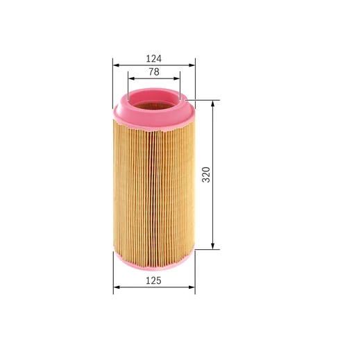 Vzduchový filter 1 457 433 557 /BOSCH/ - obr. 4