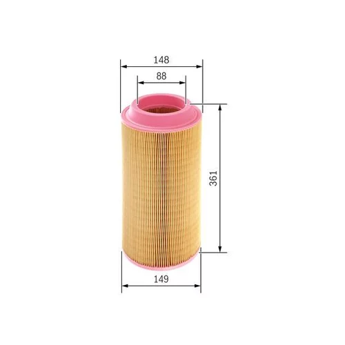 Vzduchový filter 1 457 433 558 /BOSCH/ - obr. 4